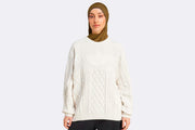 Adidas Wmns Kntd Trf Sweatshirt White